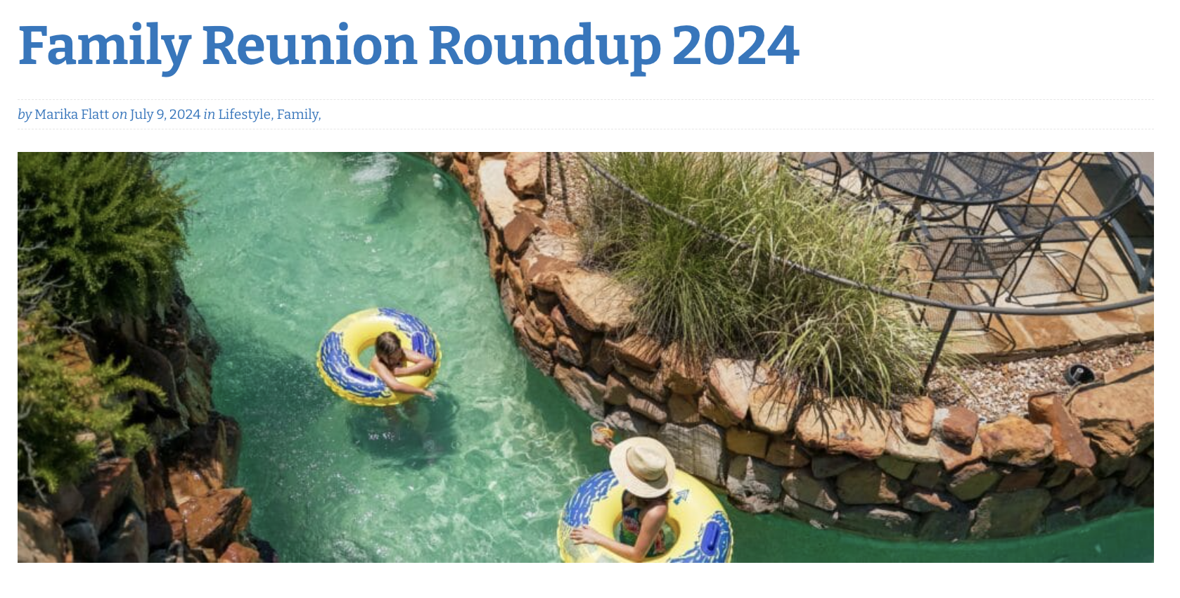 Image of texas lifestyle magazine family reunion roundup July 2024